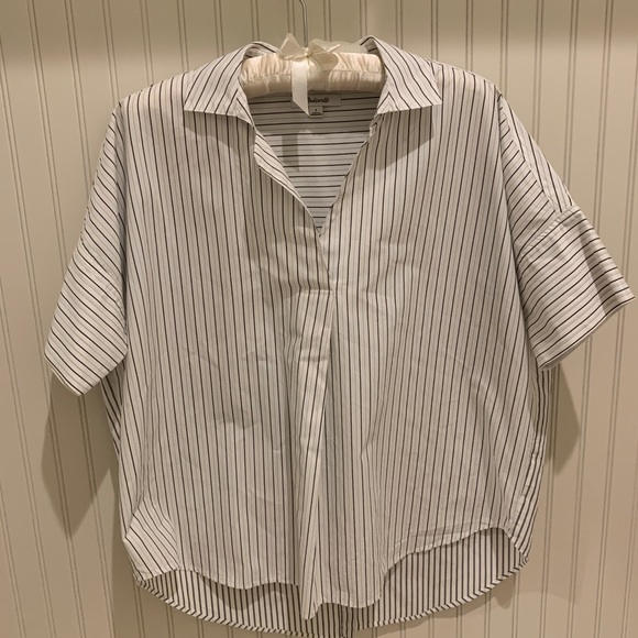 Cropped collard shirt - Picture 1 of 3